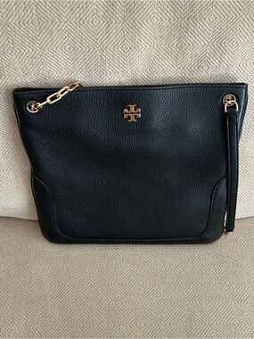 Tory Burch marsden black pebbled leather women’s bag